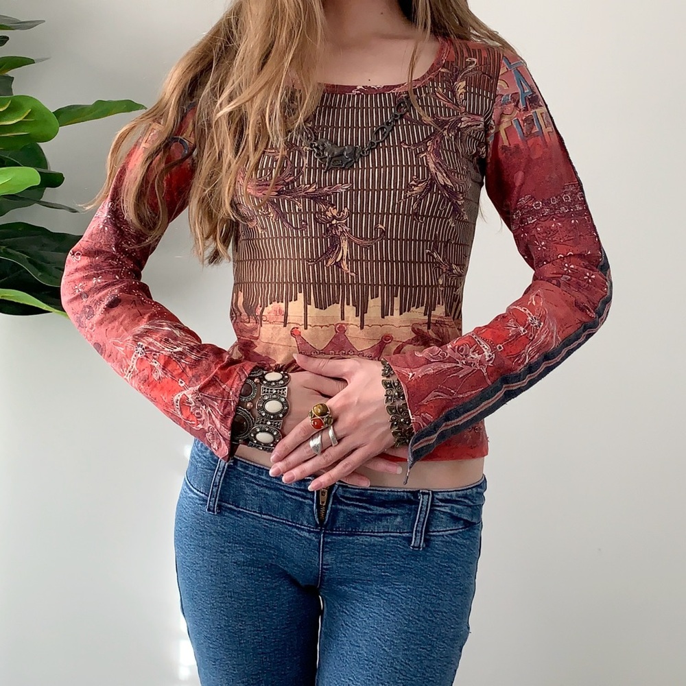 Save The Queen western style top